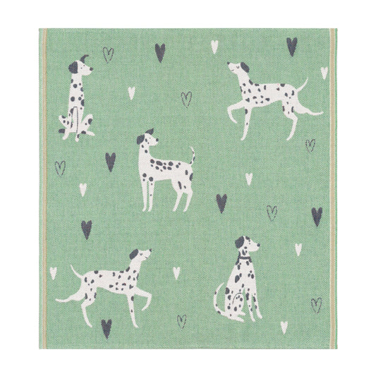 Ekelund Dalmatiner Organic Cotton Baby Blanket Green