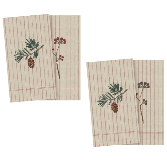 Maileg Napkins Brindille De Noel Large