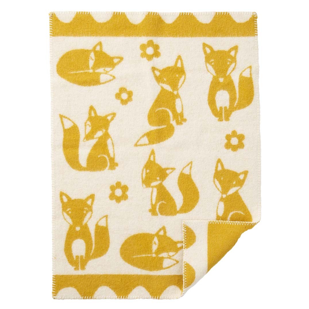 Klippan Fox Baby Wool Blanket