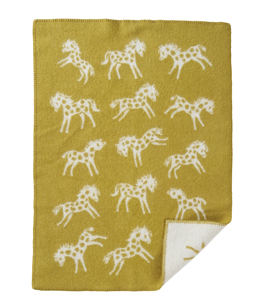 Klippan Pony Wool Baby Blanket