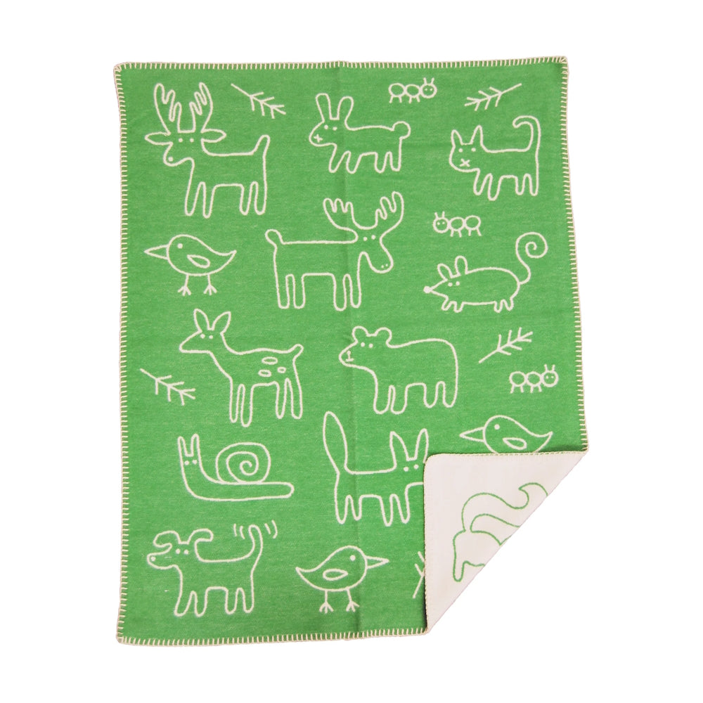 Klippan In The Woods Organic Cotton Baby Blanket