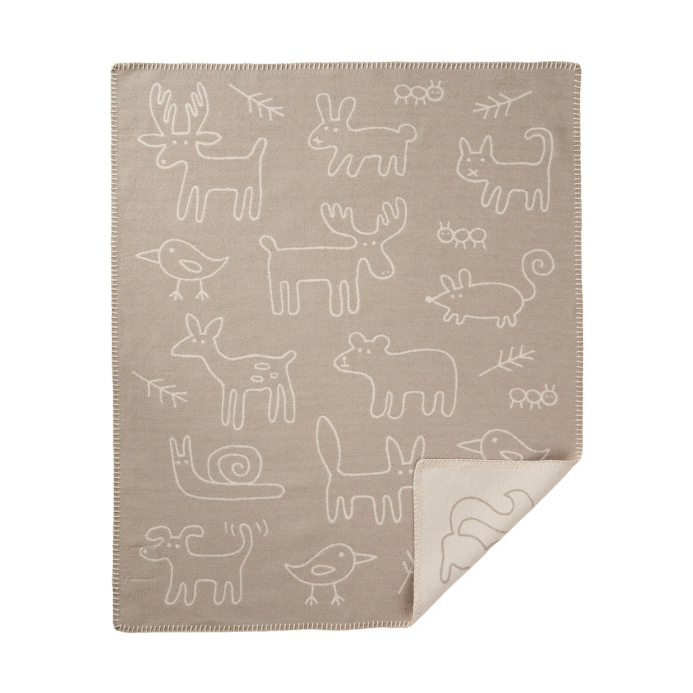 Klippan In The Woods Organic Cotton Baby Blanket