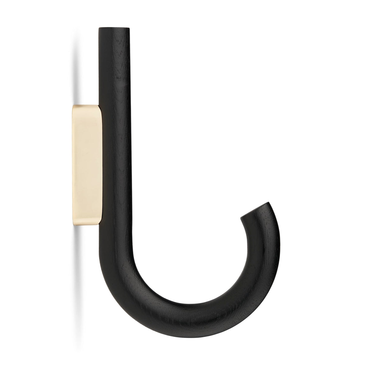 Gejst Hook Hanger Black Oak-Brass