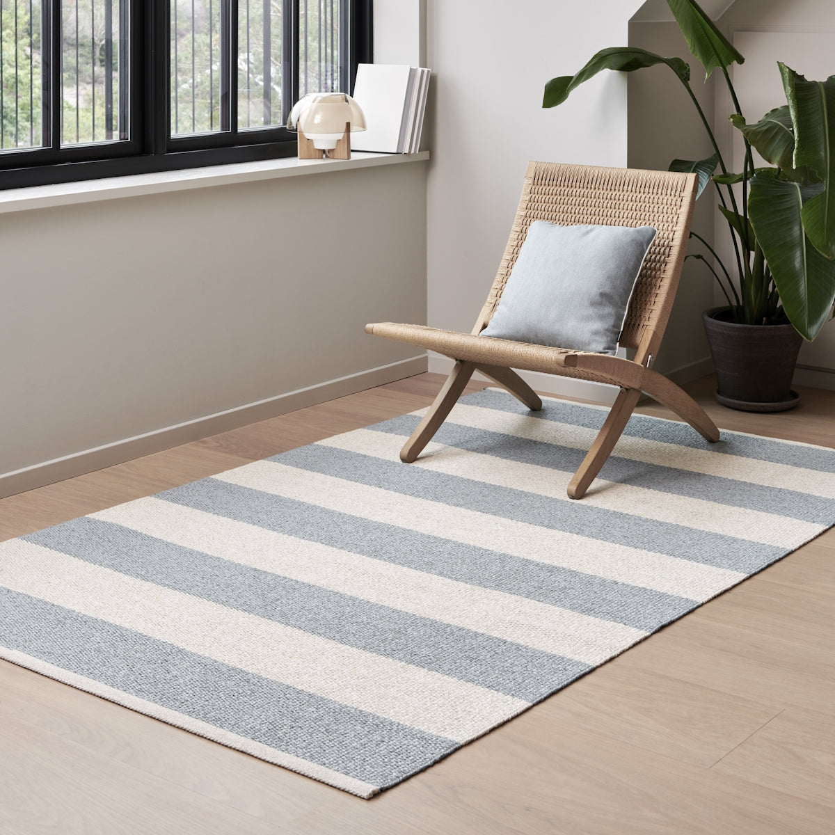 Pappelina Rug Bob Blue Fog