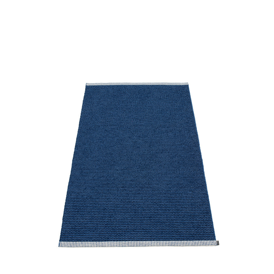 Pappelina Rug Mono Dark Blue-Denim