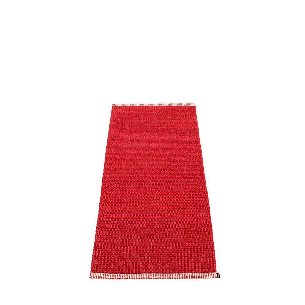 Pappelina Rug Mono Dark Red