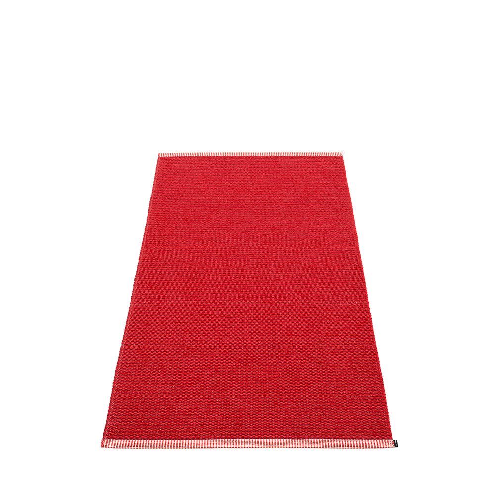 Pappelina Rug Mono Dark Red