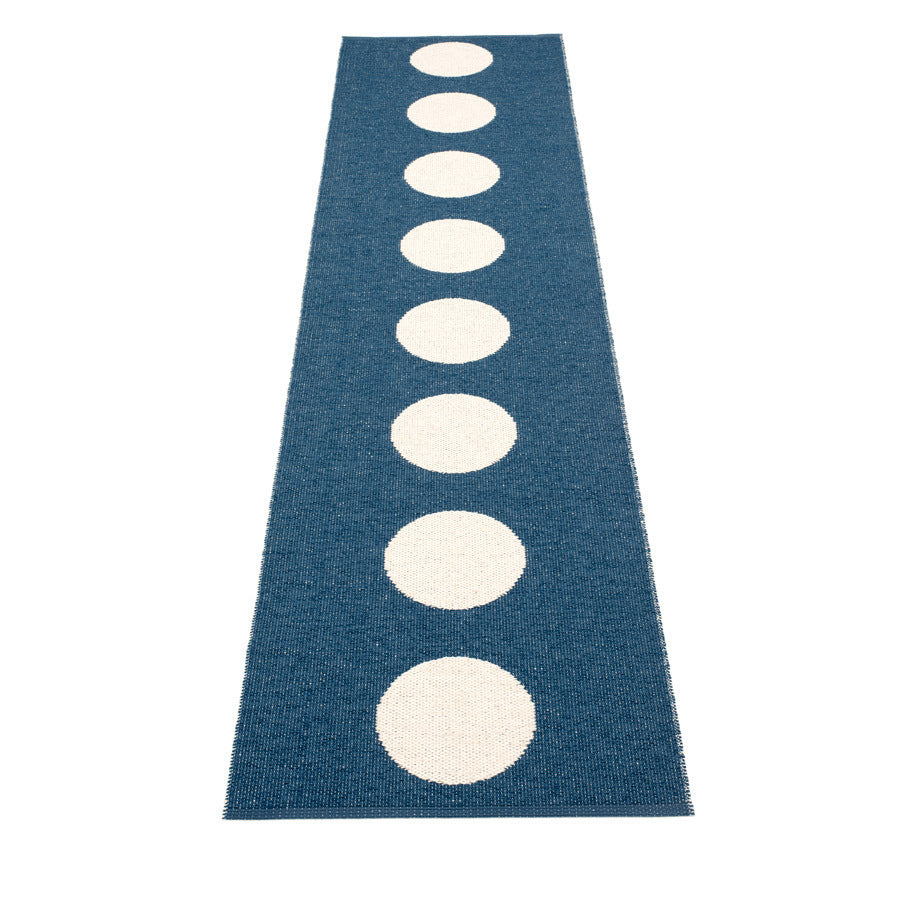 Pappelina Rug Vera Ocean Blue