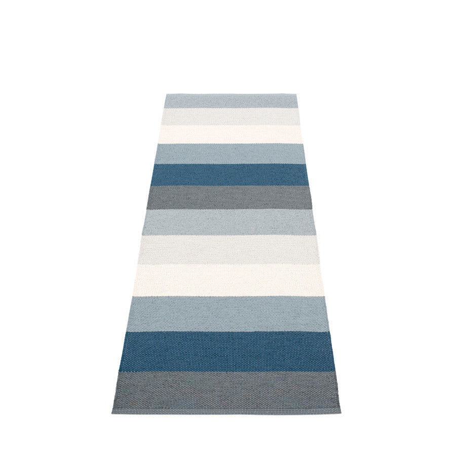 Pappelina Rug Molly Ocean Grey