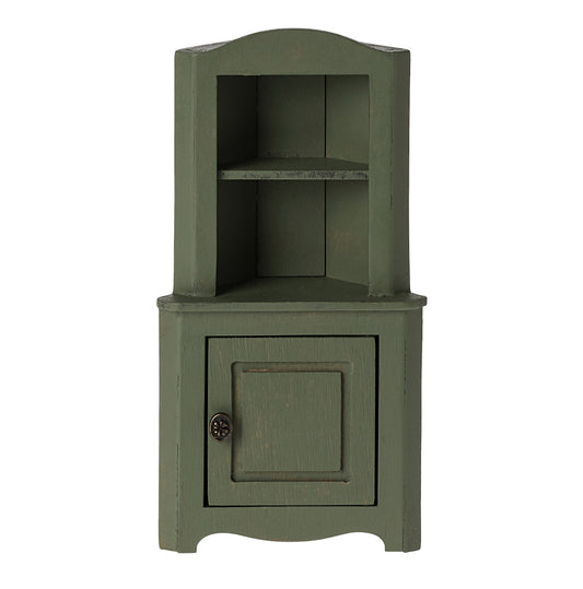 Maileg Corner Cabinet Mouse Dark Green