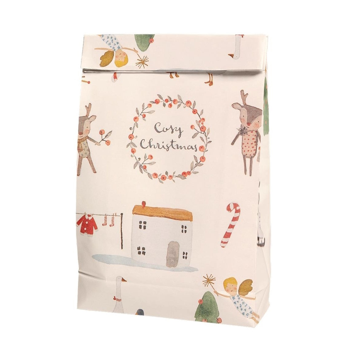 Maileg Gift Bag Cosy Christmas white