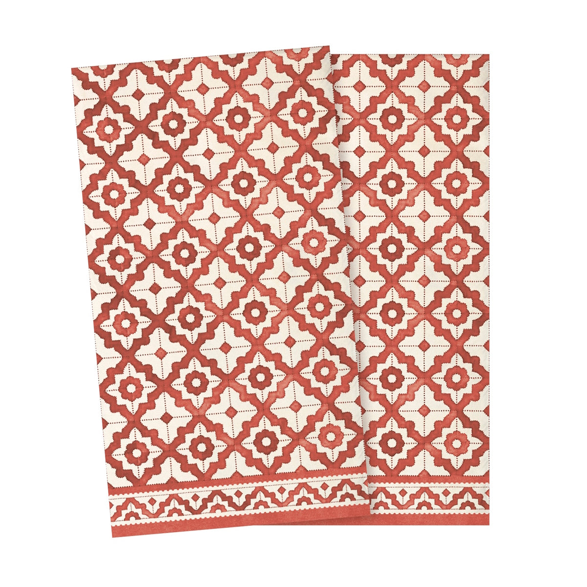 Maileg Napkin Mosaic Large Red