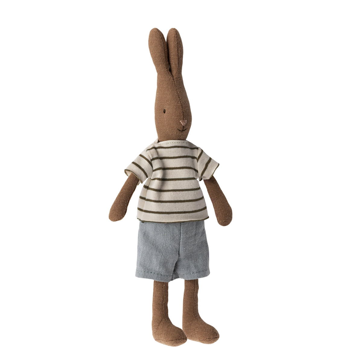 Maileg Rabbit Size 1 Brown Shirt and Shorts