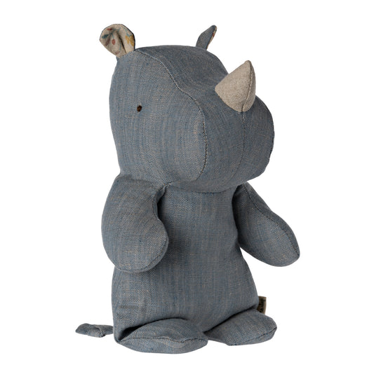 Maileg Safari Friends Small Rhino Blue