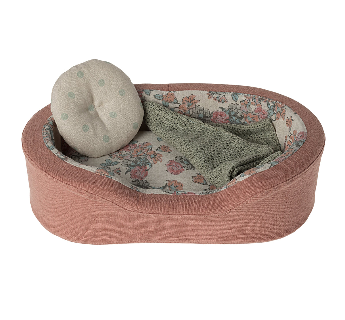 Maileg Cosy Basket Small coral