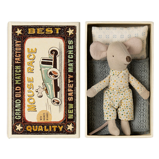 Maileg Little Brother Mouse in Matchbox