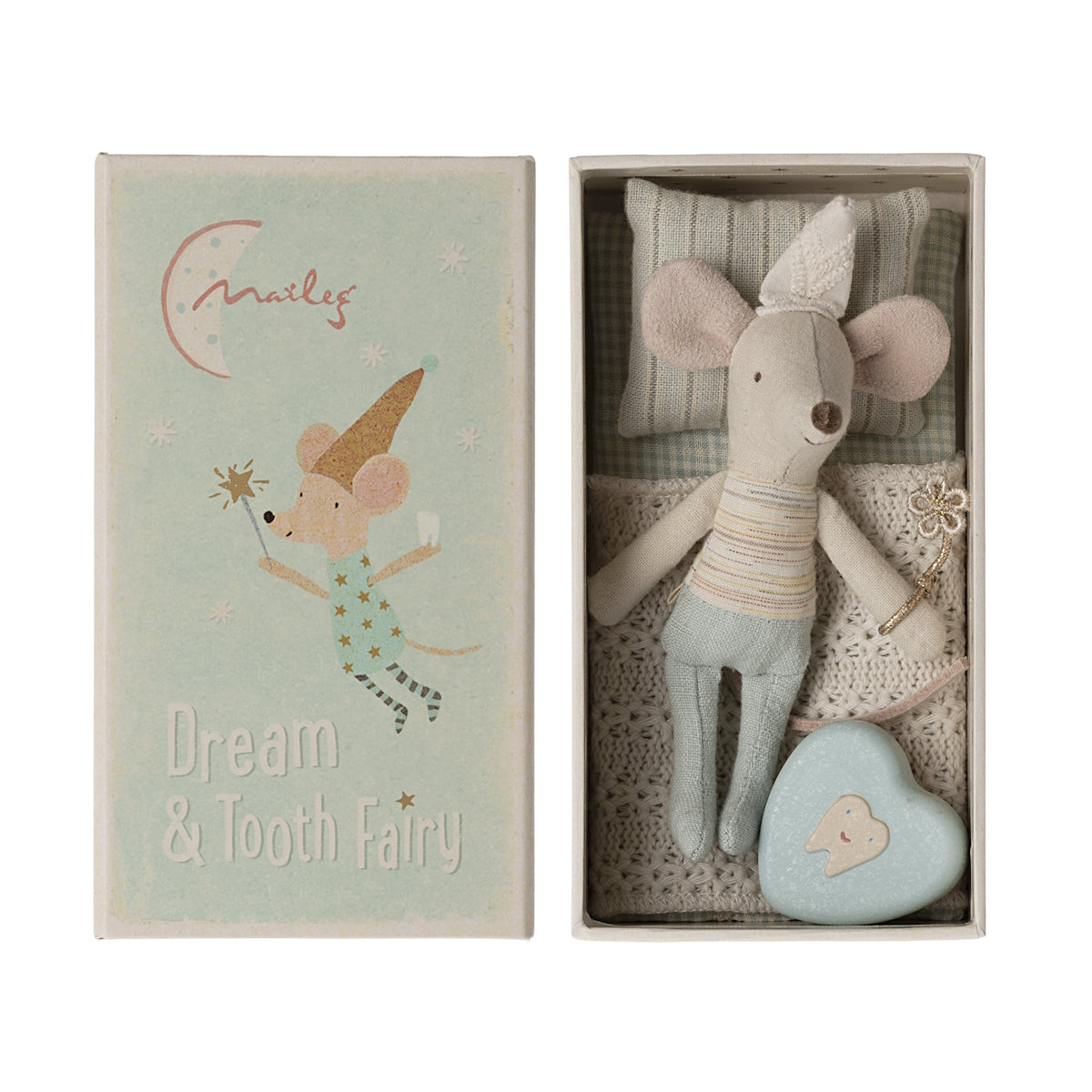 Maileg Tooth Fairy Mouse Little Brother in box