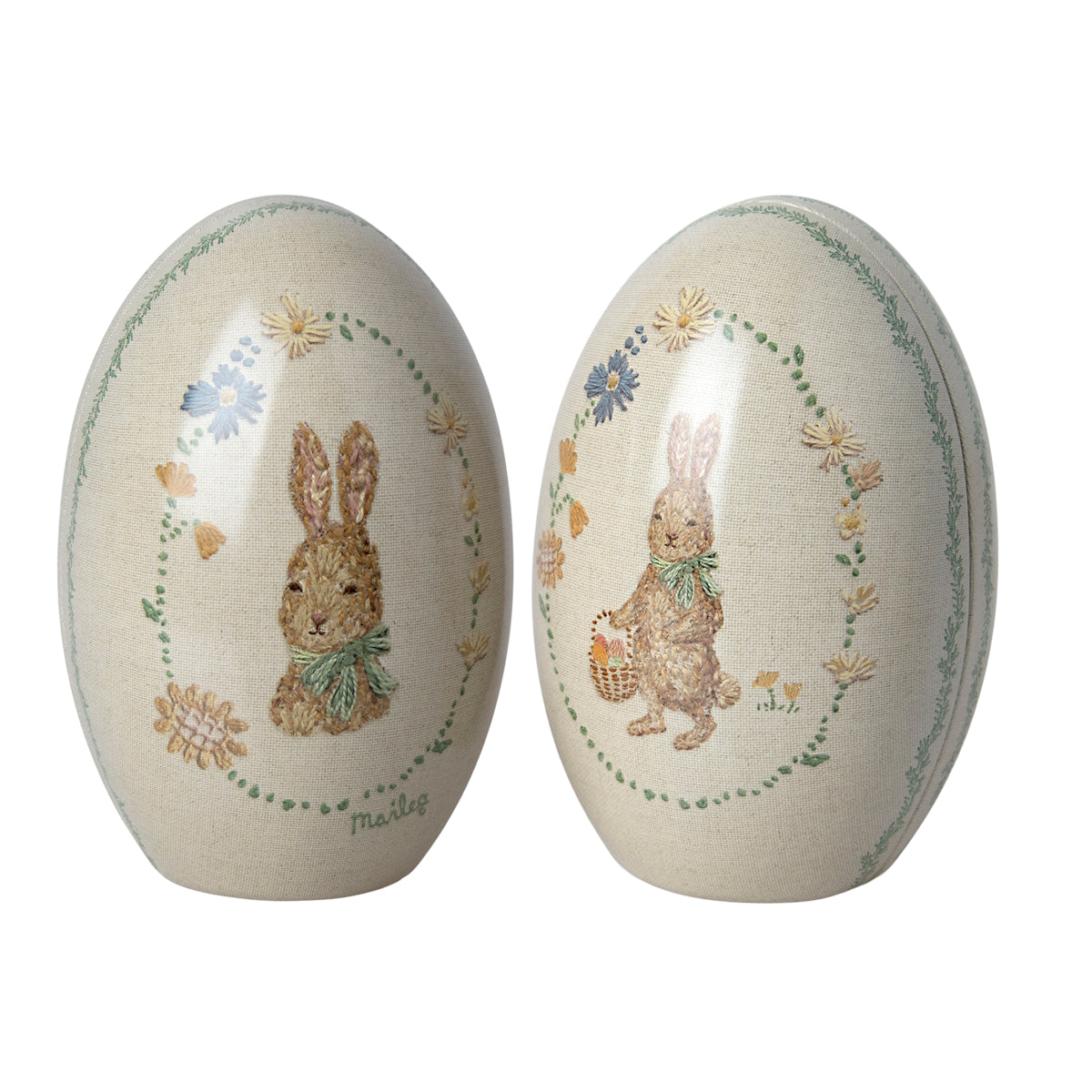 Maileg Easter Egg Metal 2pk assorted