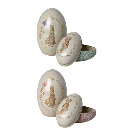 Maileg Easter Egg Metal 2pk assorted