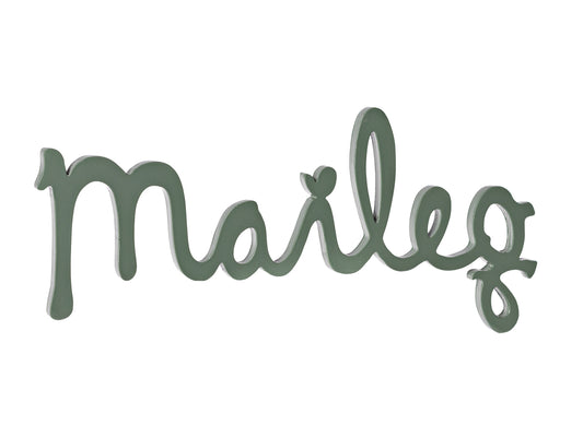 Maileg Wooden Logo Mint