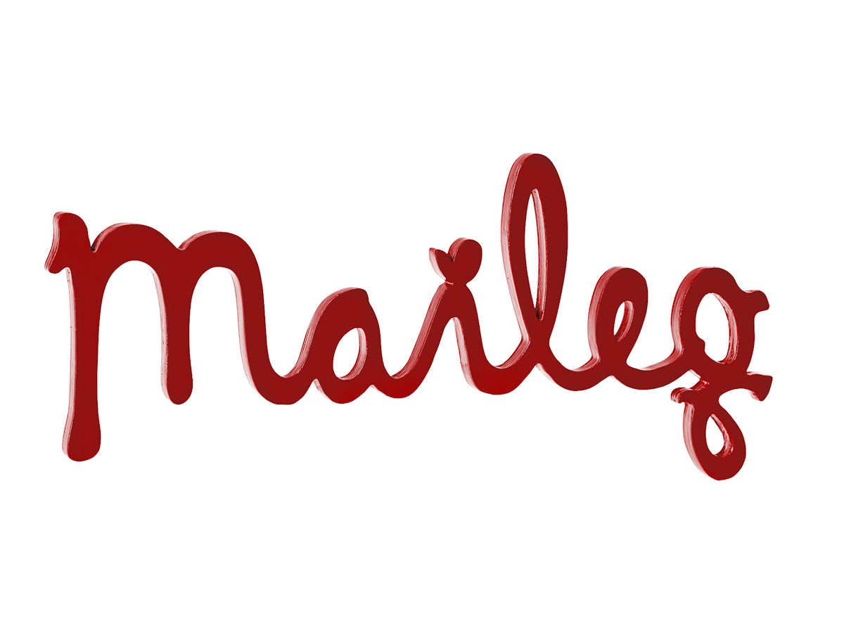 Maileg Wooden Logo red