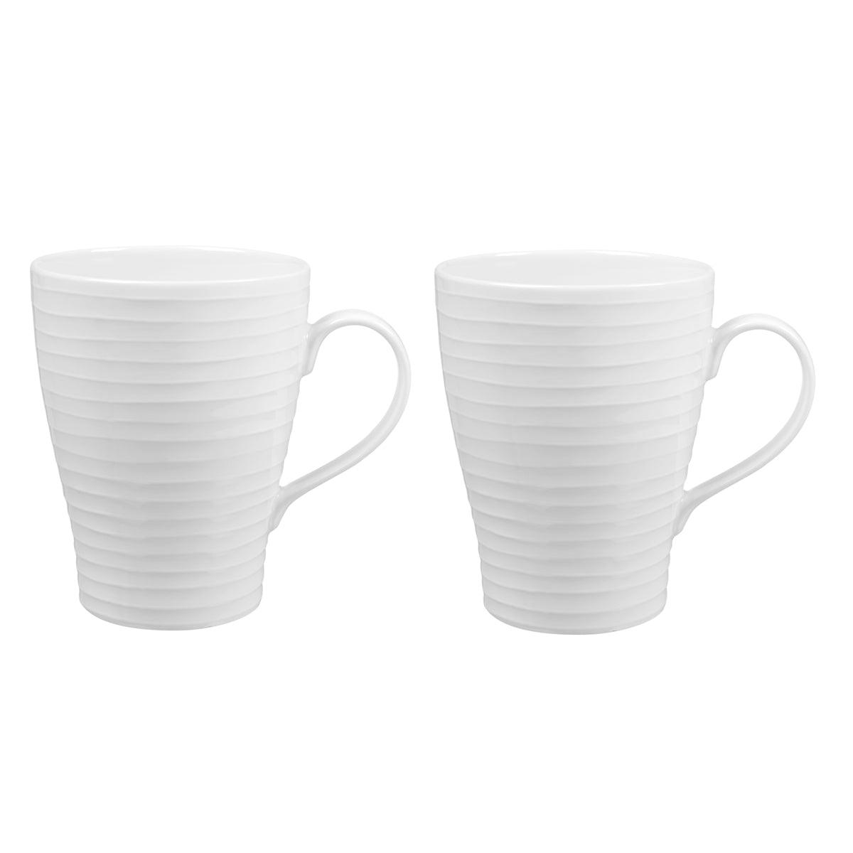 Design House Stockholm Blond Mug 300ml White Stripe 2pk