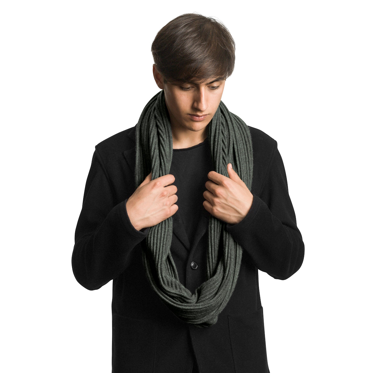 Design House Stockholm Pleece Snood Forest Green