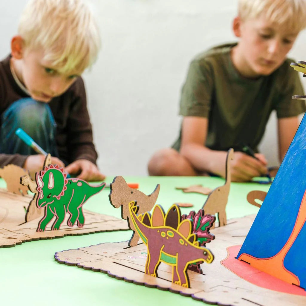 Crateit Jurassic Journeys Wooden Toy