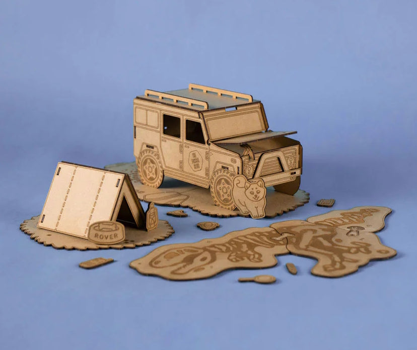 Crateit Rover's Expedition Wooden Toy