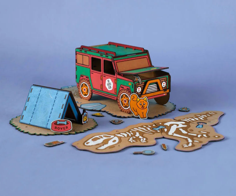 Crateit Rover's Expedition Wooden Toy