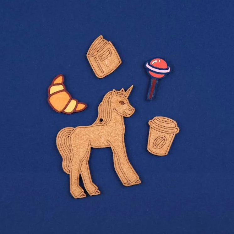 Crateit Unicorn Rosemary Wooden Toy