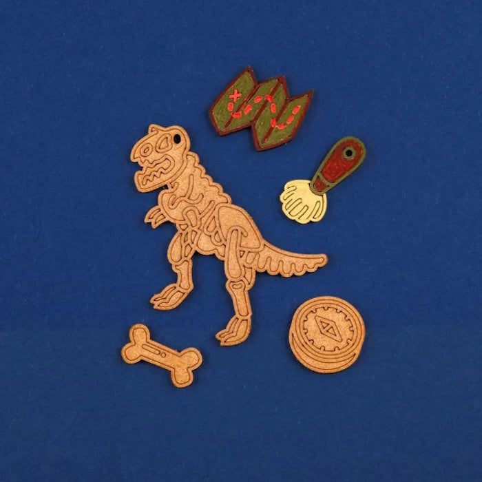 Crateit Dinosaur Fossil Wooden Toy