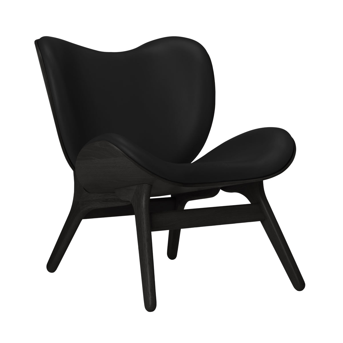 Umage A Conversation Piece Lounge Chair Low Black Oak