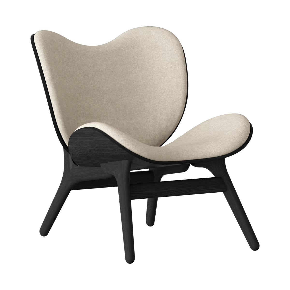 Umage A Conversation Piece Lounge Chair Low Black Oak