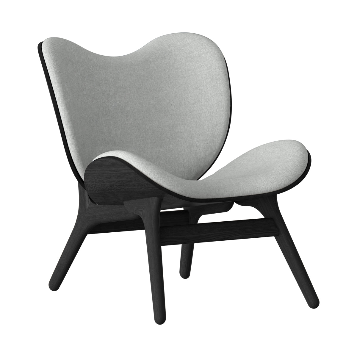 Umage A Conversation Piece Lounge Chair Low Black Oak