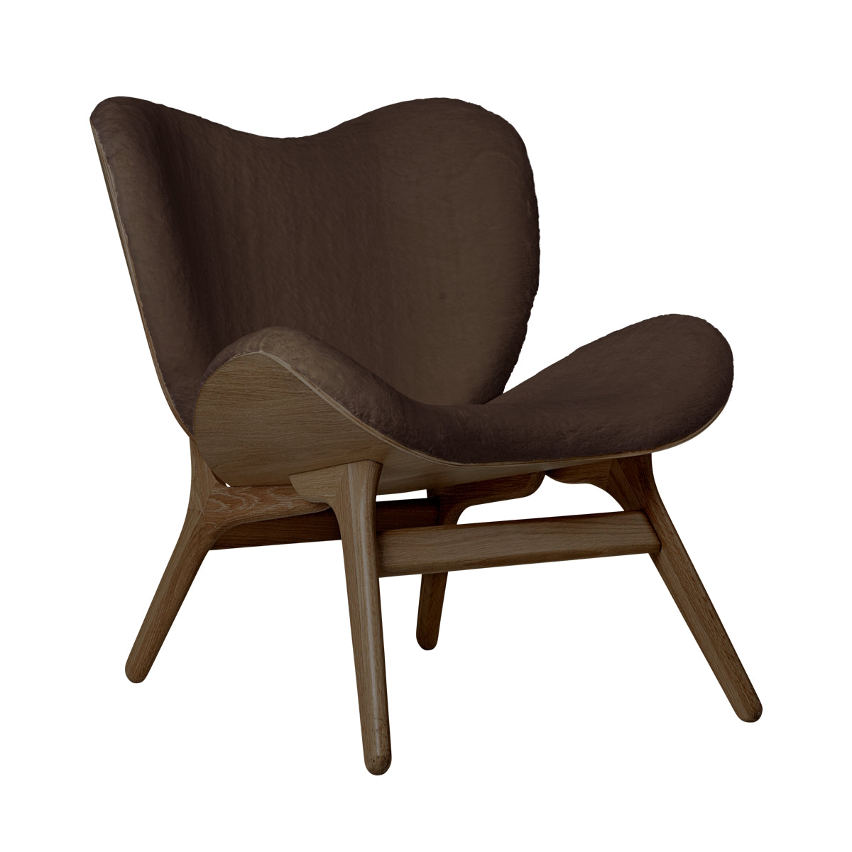 Umage A Conversation Piece Lounge Chair Low Dark Oak