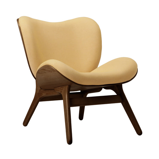 A Conversation Piece Lounge Chair Low Dark Oak