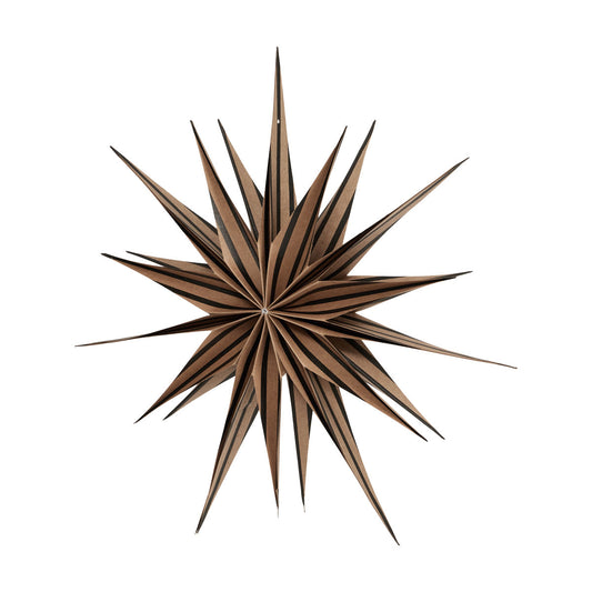 OYOY Toppu Christmas Star Decoration Brown Large