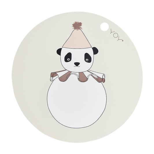 OYOY Panda Pompom Placemat