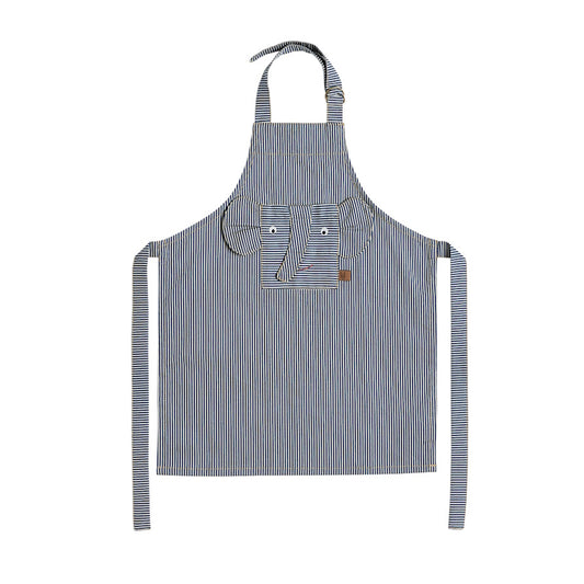 OYOY Striped Denim Elephant Apron