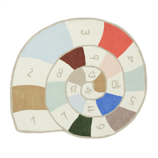 OYOY Nautilus Hopscotch Rug Multi