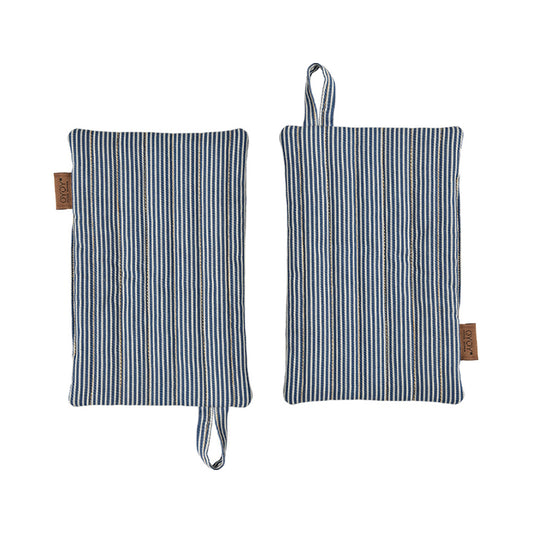 OYOY Striped Denim Potholder 2pack