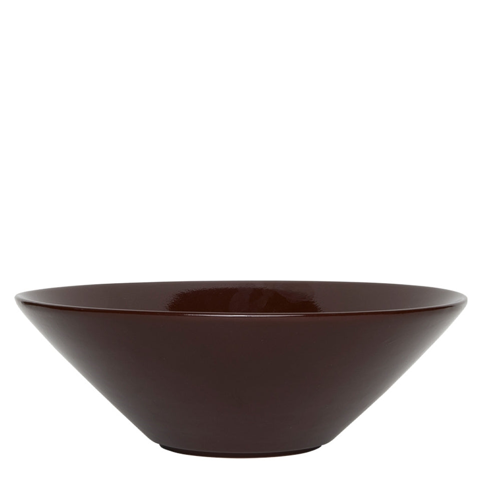 OYOY Yuka Bowl Large Dark Terracotta