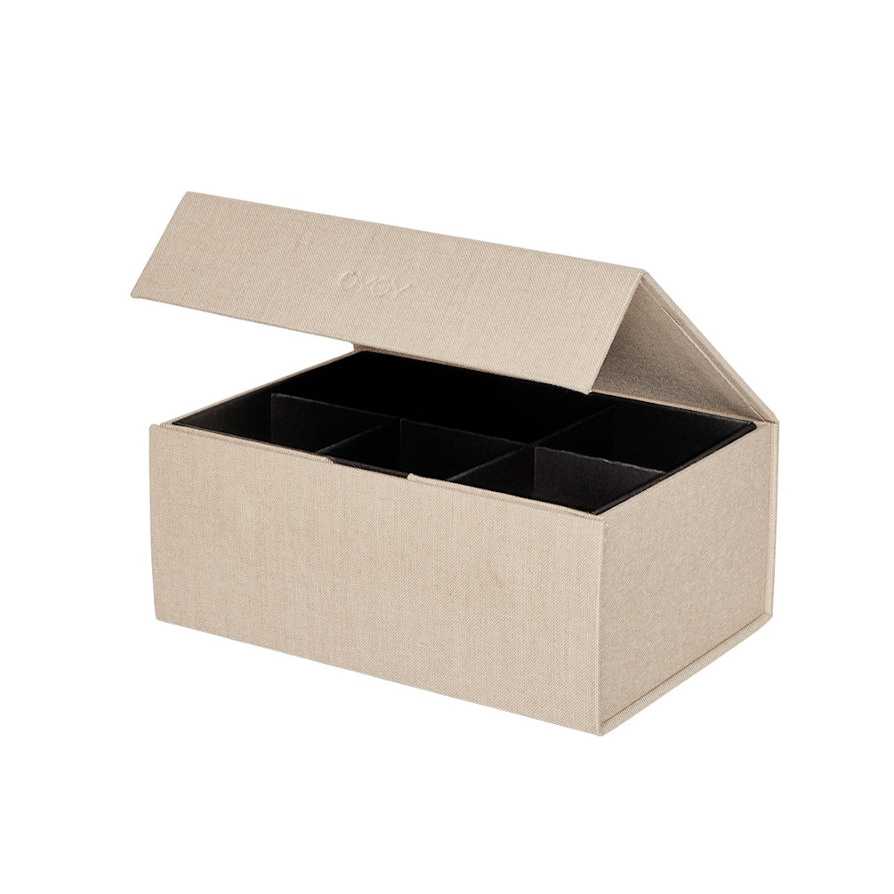 OYOY Hako Jewelry Storage Box Clay Melange