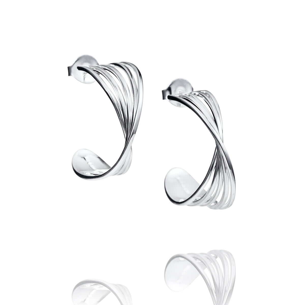 Efva Attling Bridges Hoops Earrings