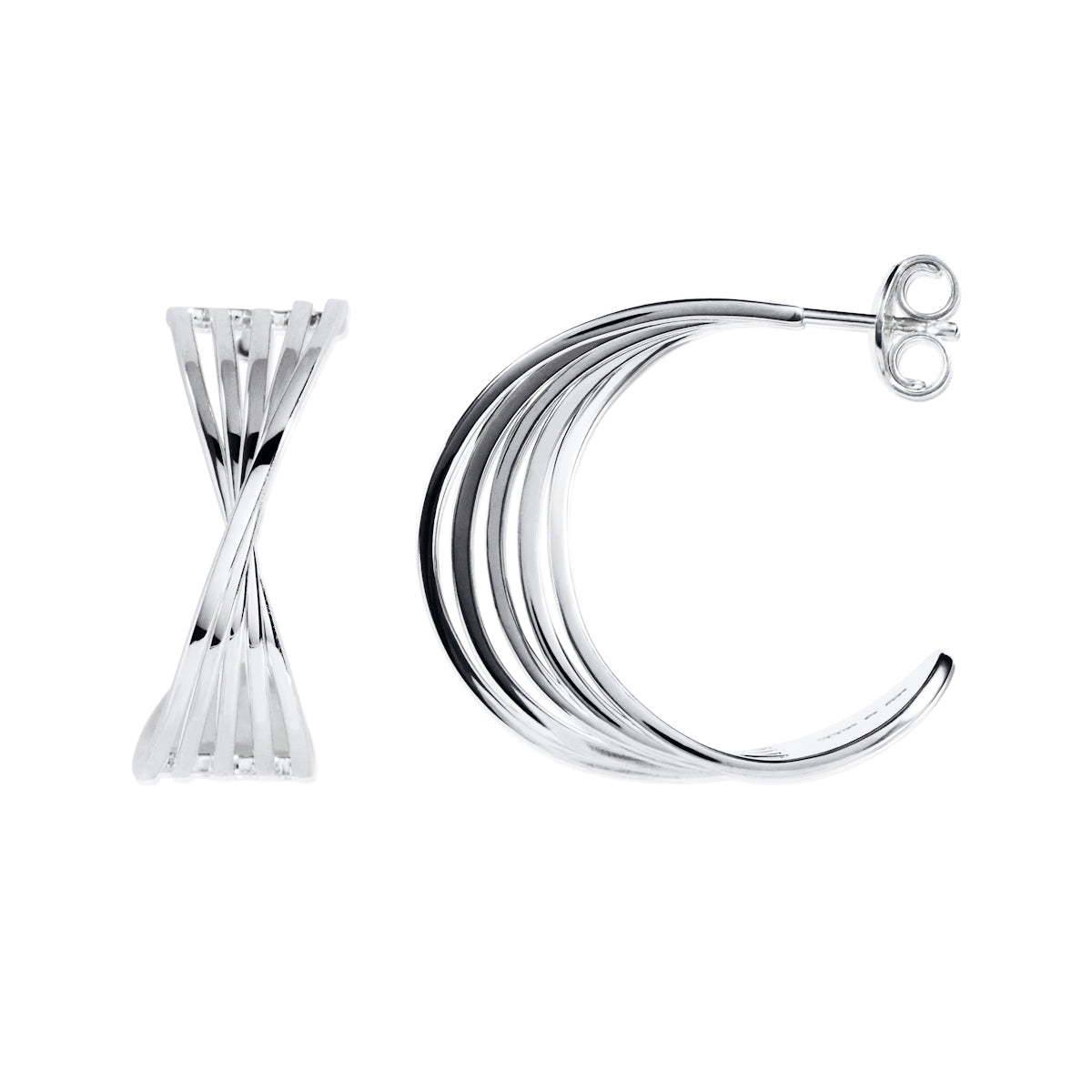 Efva Attling Bridges Hoops Earrings