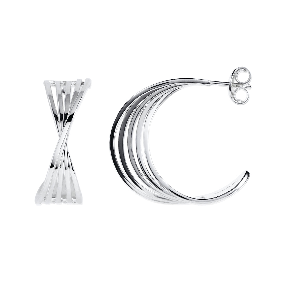 Efva Attling Bridges Hoops Earrings