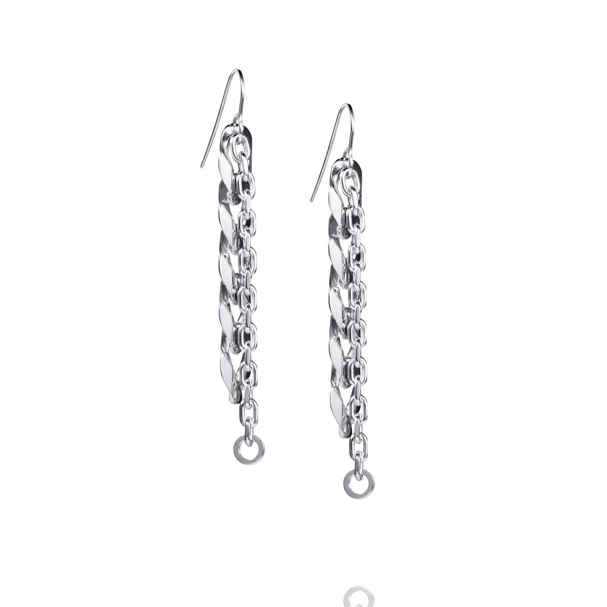 Efva Attling Chain on Chain Earrings