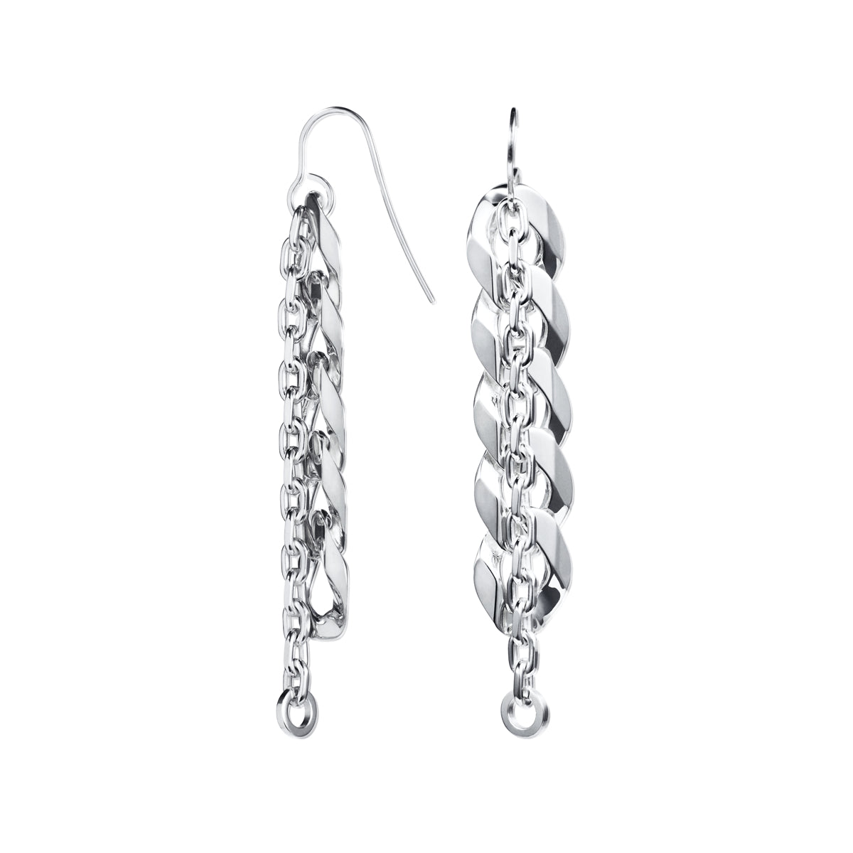 Efva Attling Chain on Chain Earrings