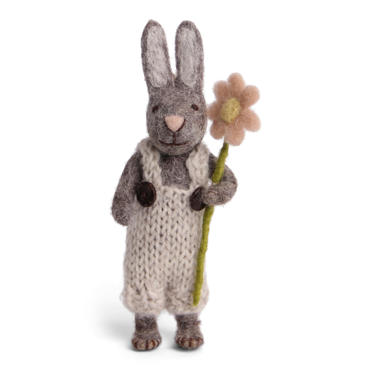 Gry & Sif Bunny Small Grey pants & flower